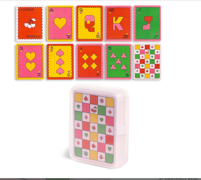 Colorful, waterproof playing cards by ban.do