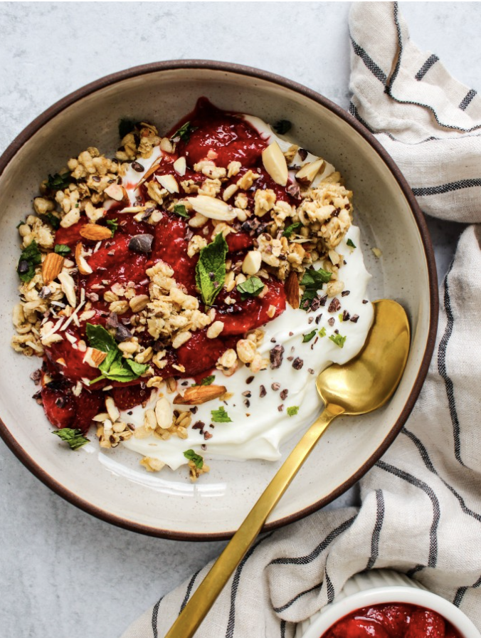 Honey-Roasted Strawberries With Vanilla & Lemon