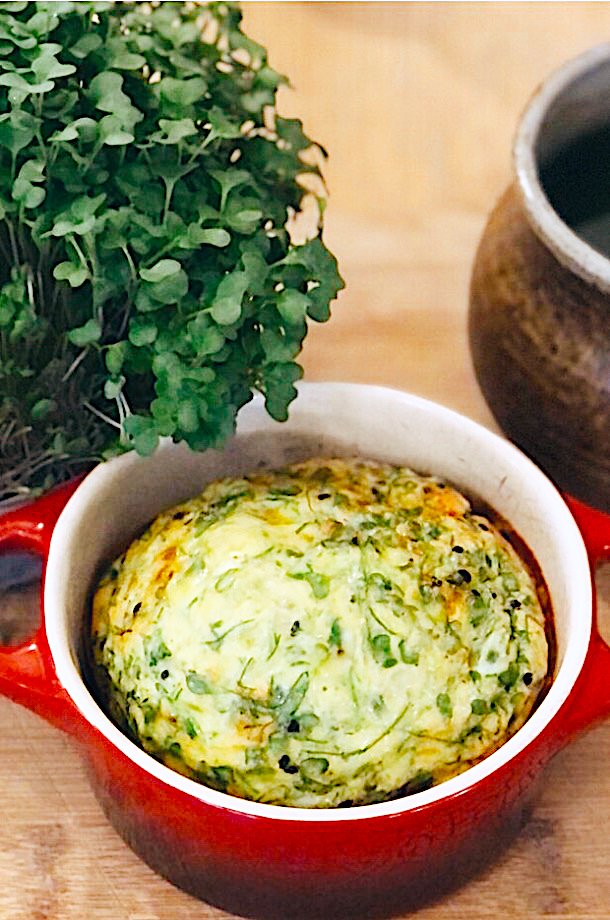 microgreens frittata recipe