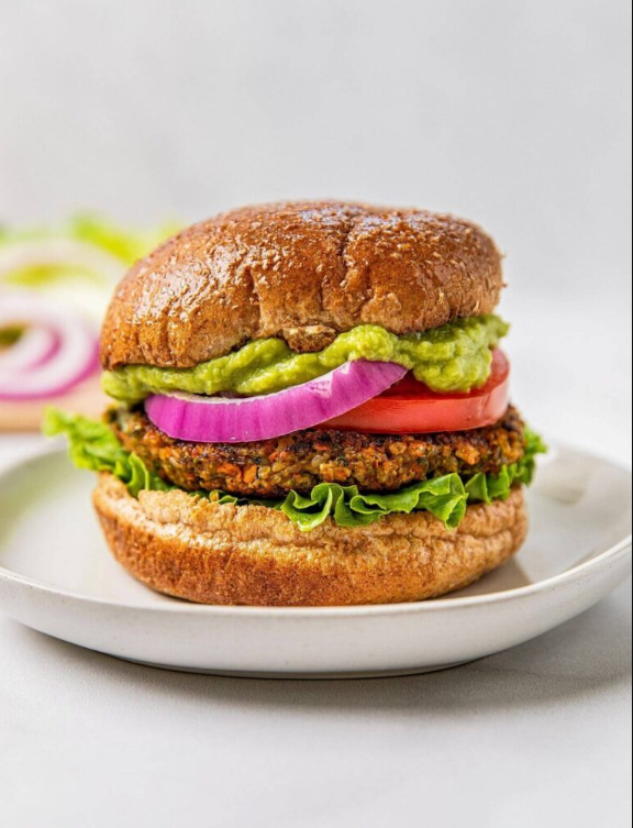 No Bean Homemade Veggie Burger