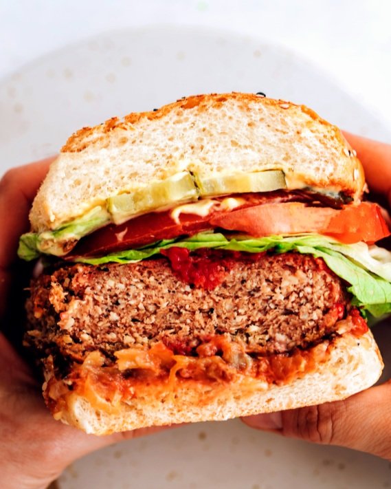 The Best Homemade Vegan Burger