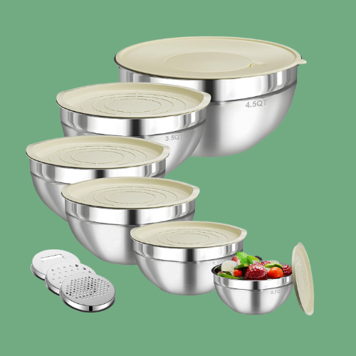 Mixing Bowls with Lids Set (6 Pieces)