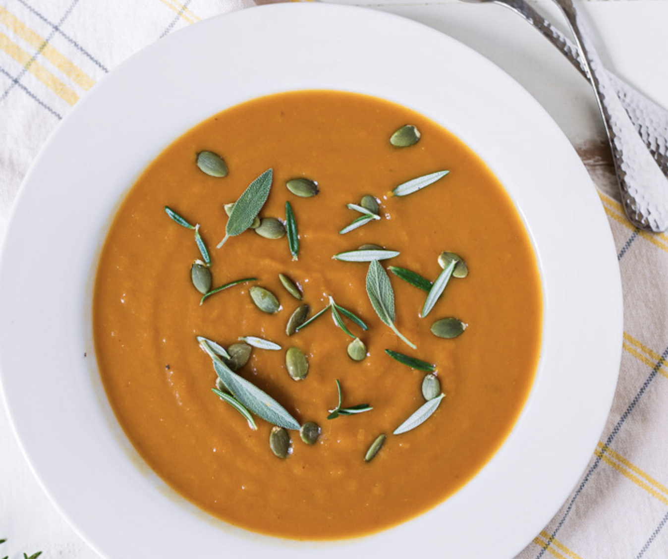 Slow Cooker Pumpkin Soup (With Canned Pumpkin!)