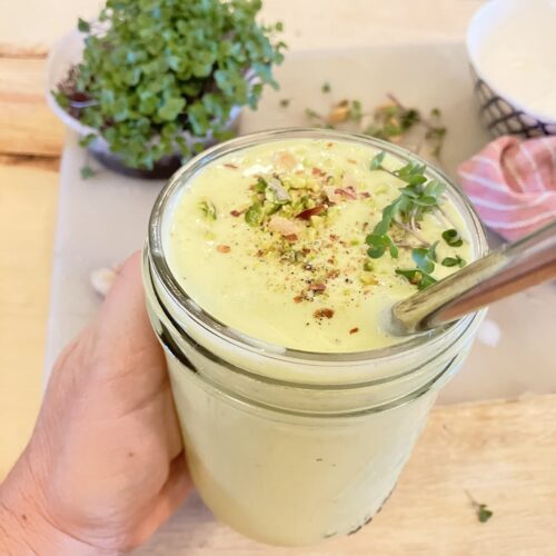 mango lassi with kale